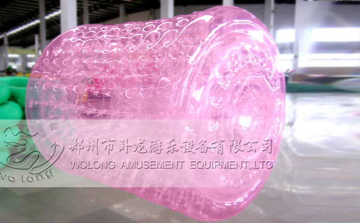 水上滾筒一款水上趣味游樂設(shè)備公園湖泊小河流均可使用