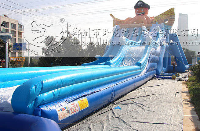 海上大滑梯_充氣水上樂園,海盜主題水樂園_支架游泳池_充氣游泳池_支架水池_動漫水世界_鄭州市臥龍游樂設(shè)備有限公