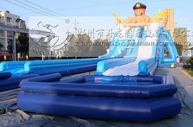 海上大滑梯_充氣水上樂園,海盜主題水樂園_支架游泳池_充氣游泳池_支架水池_動漫水世界_鄭州市臥龍游樂設(shè)備有限公